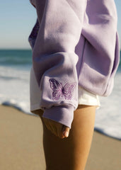 "To Live For the Hope of it All" Hoodie in Lilac