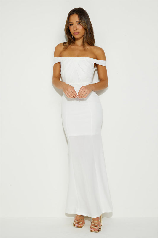 Love Is The Prize Maxi Dress White