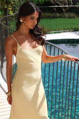 Proud Eyes Maxi Dress Yellow