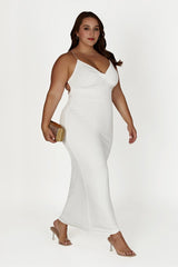 Sinead Twist Maxi Dress - White