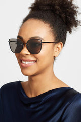 QUAY Lexi Sunglasses Black Smoke