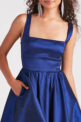 Lydia Taffeta Skater Party Dress