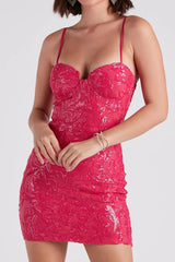 Jazmine Sequin Bustier Party Dress