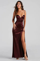 High-Slit Mermaid Dress