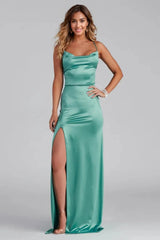 Formal Satin Mermaid Dress