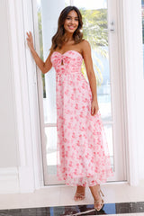 Love Fantasy Midi Dress Pink