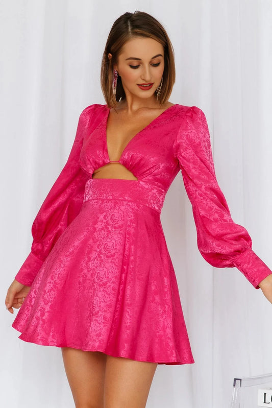 Rosalia Mini Dress Fuchsia