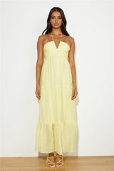 Feeling Fresh Maxi Dress Lemon