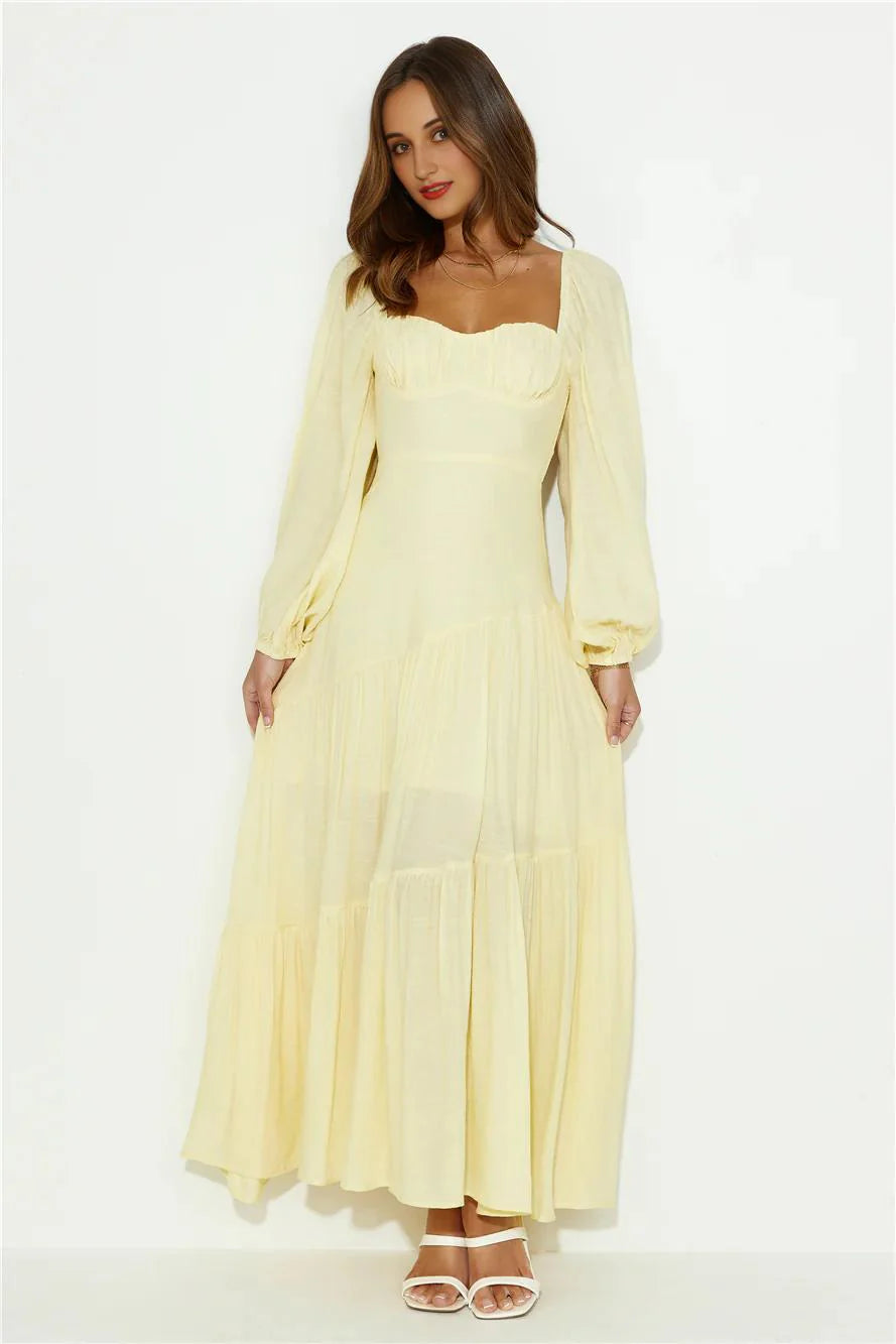 Good To Feel Maxi Dress Yellow