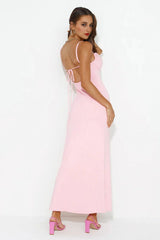 Walk In Confident Maxi Dress Pink