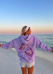 "To Live For the Hope of it All" Hoodie in Lilac