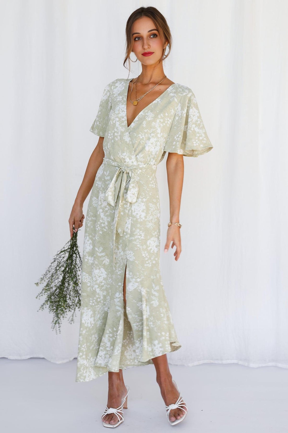 Airy Fairy Maxi Dress Pistachio