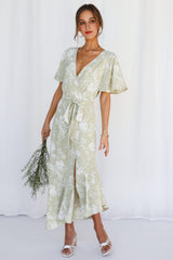 Airy Fairy Maxi Dress Pistachio