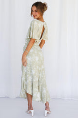 Airy Fairy Maxi Dress Pistachio