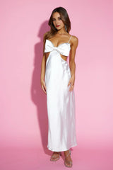 All The Likes Midi Dress White