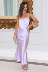 Always Mine Midi Dress Lilac