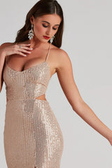 Annie Formal Sequin Long Dress