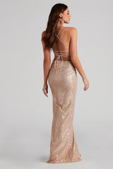 Annie Formal Sequin Long Dress