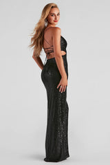 Annie Formal Sequin Long Dress