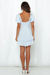 Brick Road Bliss Dress Steel Blue