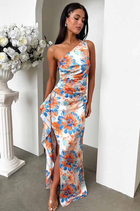 Elianna Maxi Dress - Blue Floral