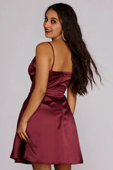 Emme Satin Party Dress