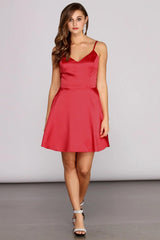 Emme Satin Party Dress