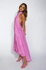 Entrance Is Yours Maxi Dress Pink