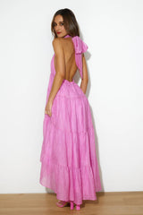 Entrance Is Yours Maxi Dress Pink