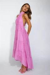 Entrance Is Yours Maxi Dress Pink