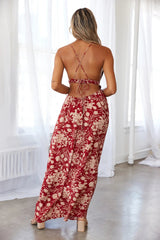 Explore The Colours Maxi Dress Red