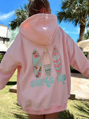 Surfs Up Zip Up Hoodie