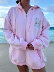 Surfs Up Zip Up Hoodie