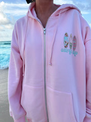 Surfs Up Zip Up Hoodie